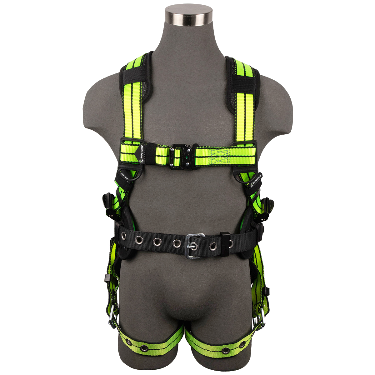 SafeWaze PRO+ Construction Harness: 1D, QC Chest, TB Legs  (XS)