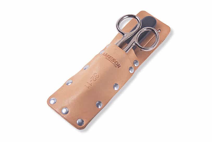 Jameson Kit: Slotted Leather Pouch, Knife & Scissors