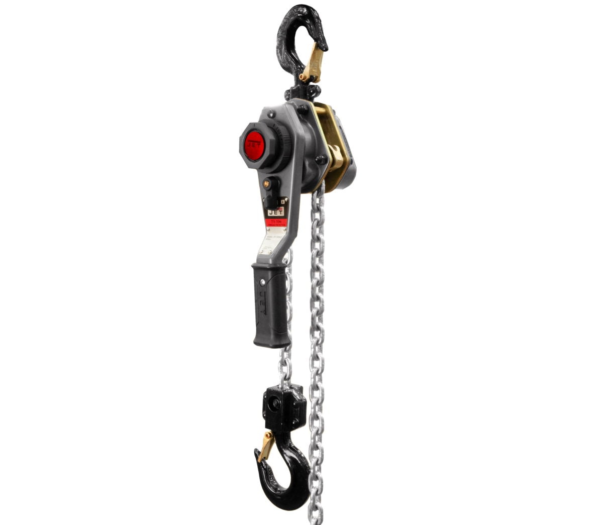 JLH-150WO-10, 1-1/2 Ton, Lever Hoist with 10' Lift with Overload Protection