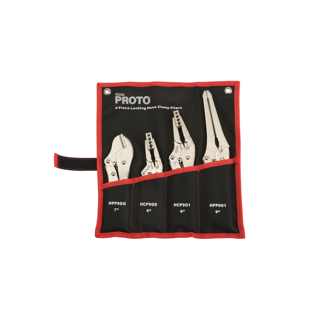 Proto® 4 Piece Locking Hose Clamp Pliers Set 1/ea