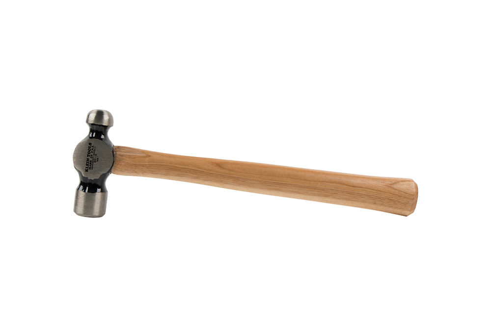 KLEIN Ball Peen Hammer Hickory 13 1/2 Inches