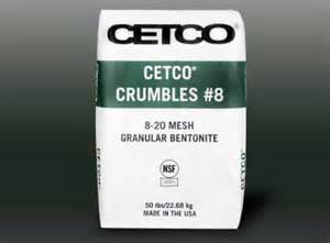 CETCO CRUMBLES # 8-20 Mesh Granular Bentonite 2000LB SUPERSACK
