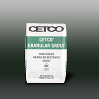 CETCO GRANULAR GROUT-High-Solids Granular Bentonite Grout 50LB