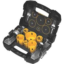 DEWALT 9 Piece Electrician's Hole Saw Set