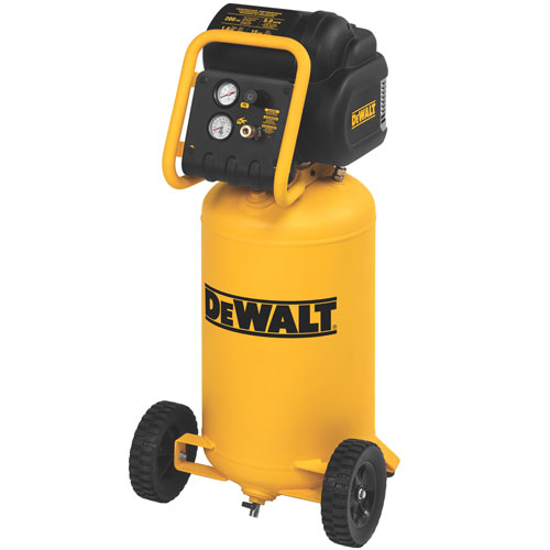 DEWALT 1.9 HP 200 PSI Oil Free High Pressure Low Noise Vertical Portable Compressor