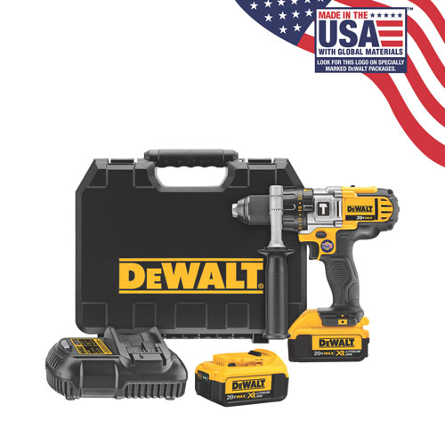 DEWALT 20V MAX Li Ion Premium Hammerdrill Driver Kit 4.0 Ah