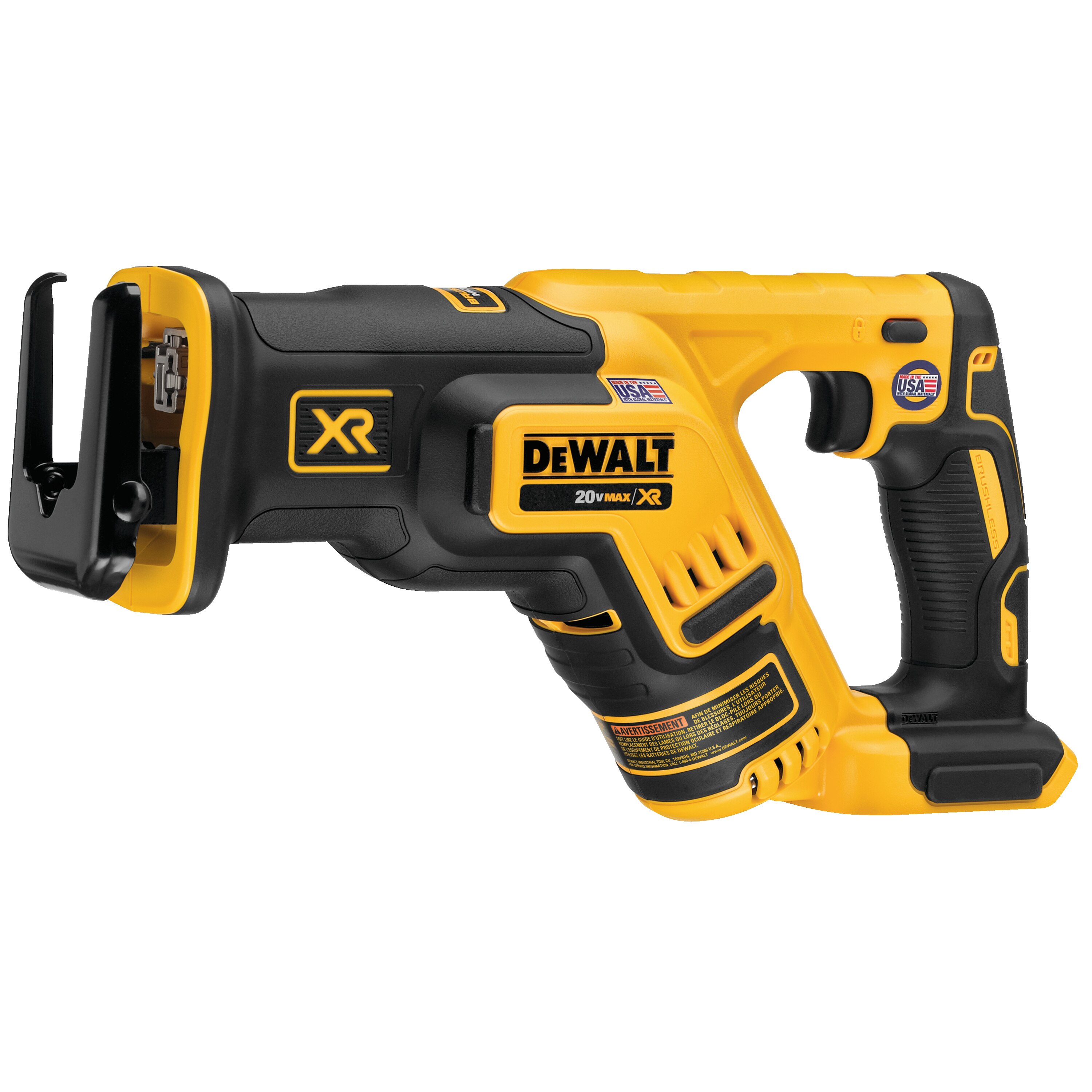 DEWALT 20V MAX* XR Brushless Compact Reciprocating Saw (Tool Only)