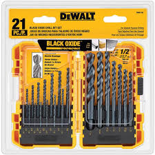 DEWALT 20pc Black Oxide Metal Drilling Set 1/pk