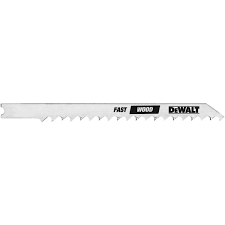 DEWALT 4-Inch 6Tpi Fast Clean High U-Shank Woodcutting Jig Saw Blade (2-Pack)