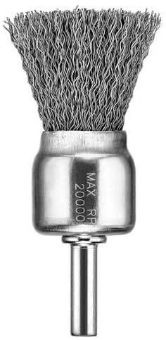 DEWALT 1-Inch By 1/4-Inch Xp .020 Stainless Knot Wire End Brush