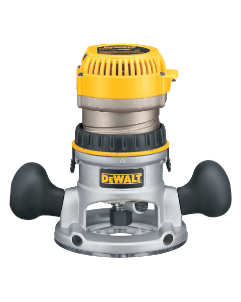 DEWALT 2-1/4 Maximum HP Electronic VS Fixed Base Router with Soft Start