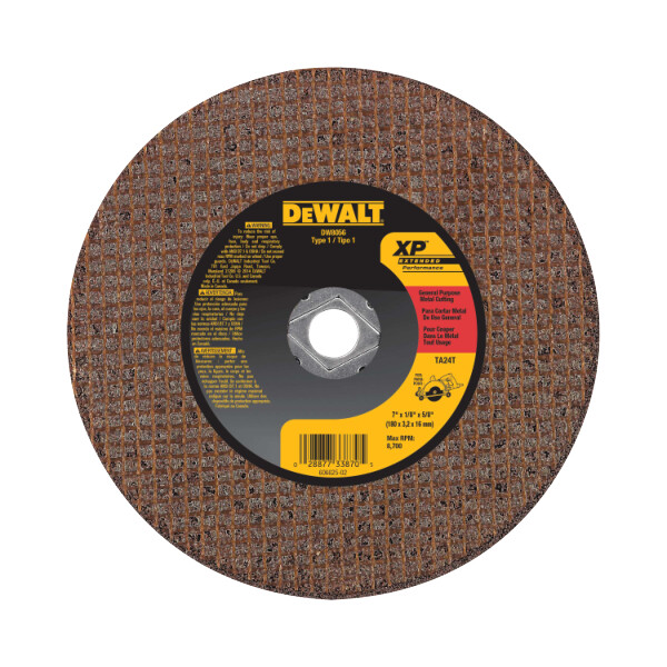 DEWALT 7-Inch Extended Performance Metal Abrasive Saw Blades