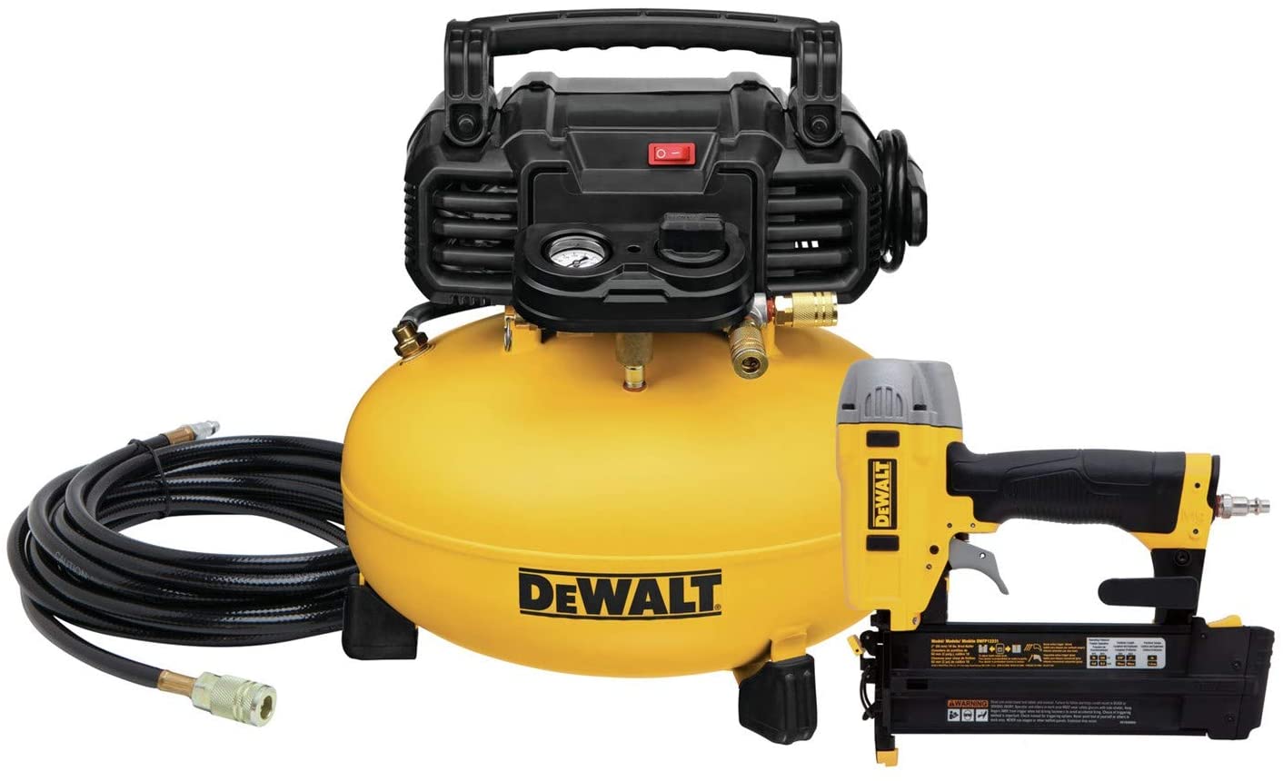 DEWALT 6 Gallon Compressor & Brad Nailer Combo Kit