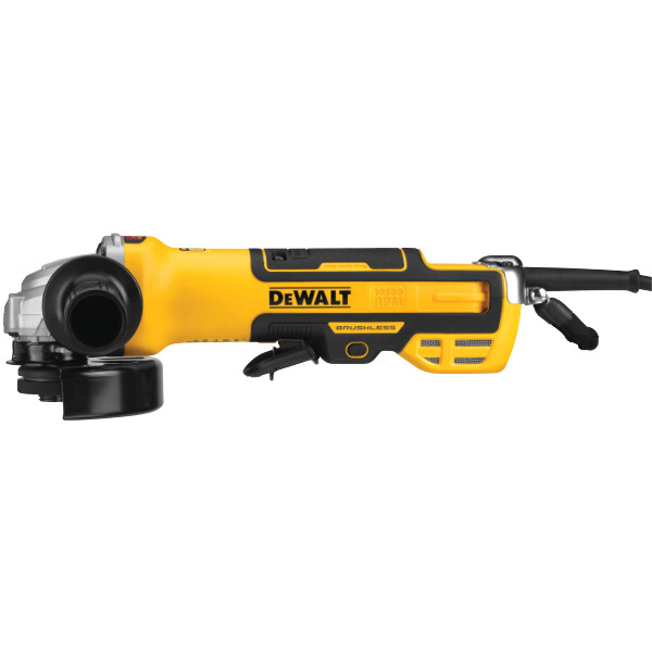 DEWALT 5 in. Brushless Paddle Switch Small Angle Grinder with Kickback Brake, No Lock-On