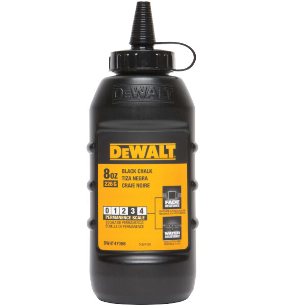 DEWALT 225 gr / 8 oz. Chalk - Black