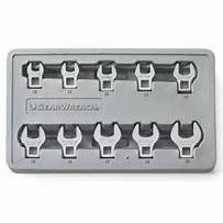 10 Pc. Crowfoot Drive Non-Ratcheting Wrench Set