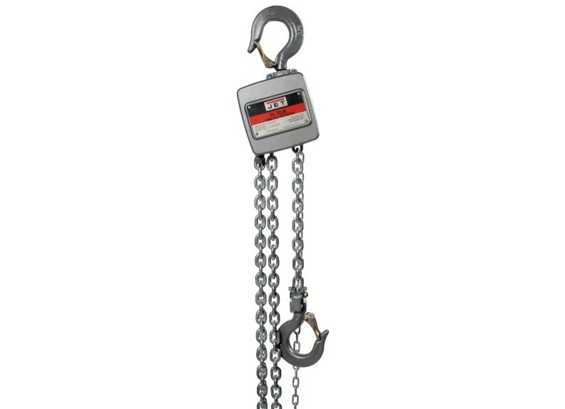 AL100-050-10 1/2 Ton Aluminum Hand Chain Hoist with 10ft of lift