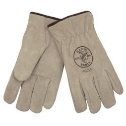 Klein Suede Cowhide Drivers Gloves Lined, L