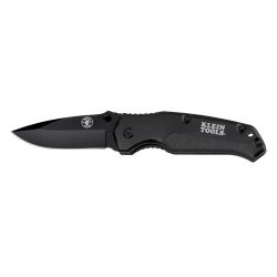 Klein Pocket Knife Black Drop-Point Blade
