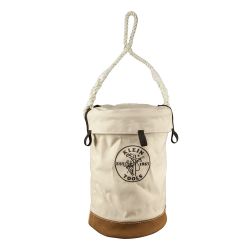 Klein Leather Bottom Bucket with Top