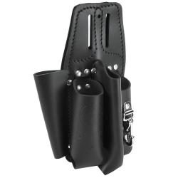 Klein Black Leather Tool Pouch for Belts