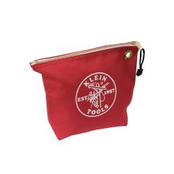 Klein Canvas Zipper Bag- Consumables, Red
