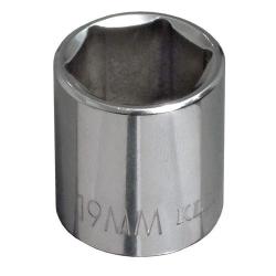 Klein 19 mm Metric 6-Point Socket - 3/8