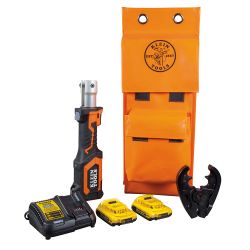 Klein Battery-Operated 7-Ton Cable Crimper Kit