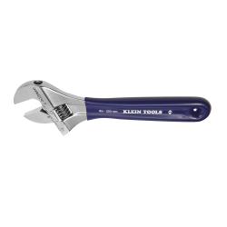 Klein Adjustable Wrench, Extra-Wide Jaw, 8