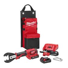 Milwaukee M18  FORCE LOGIC 6T UTILITY CRIMPING KIT WITH D3 GROOVES AND FIXED BG DIE