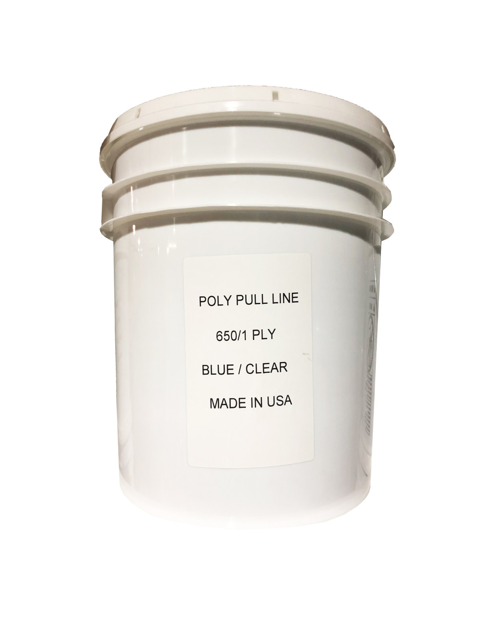 6,500 ft 10# Tube White & Blue Conduit Pull Line w/Dispensing Bucket 1/EA