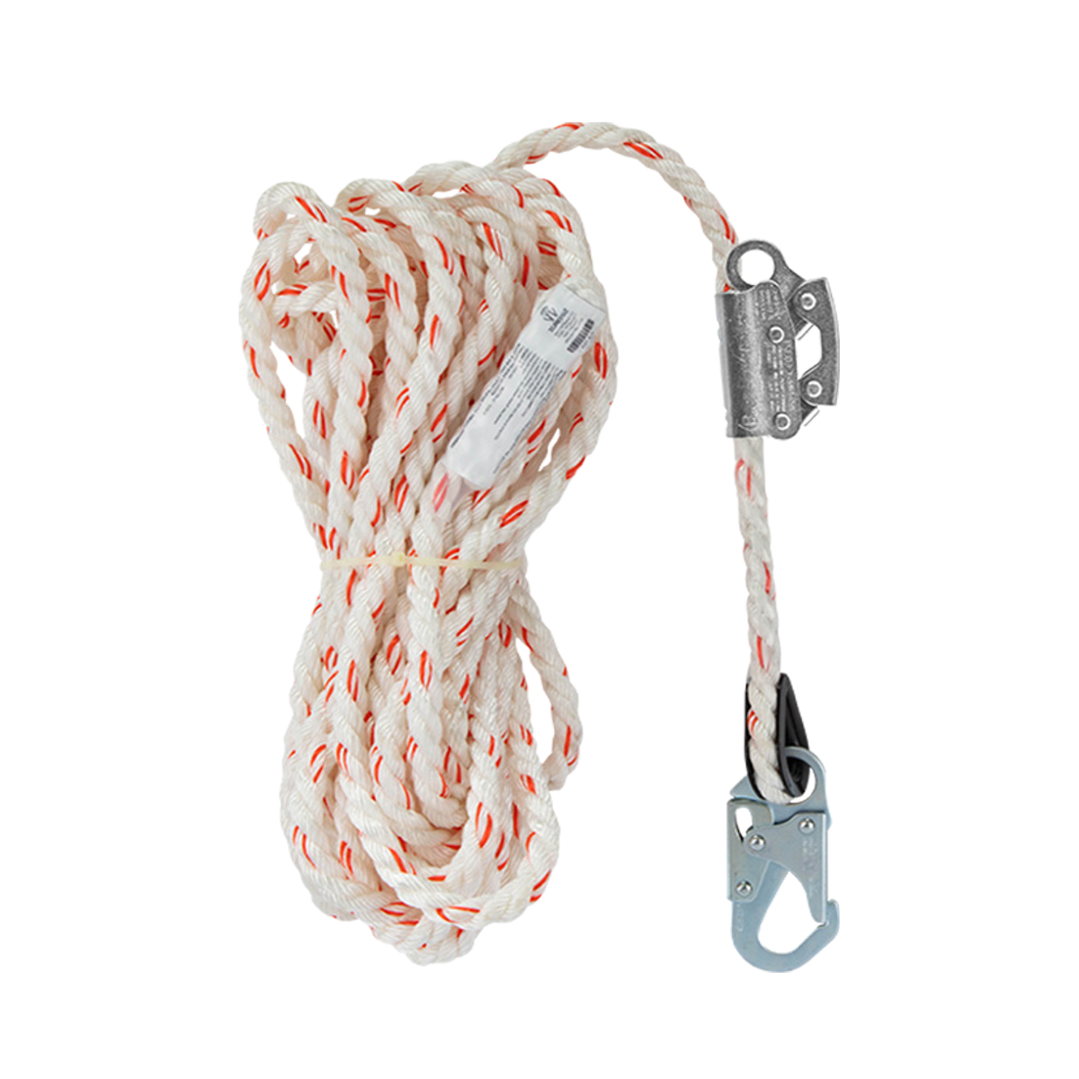 SafeWaze V-Line 25' Vertical Lifeline: Snap Hook, Rope Grab