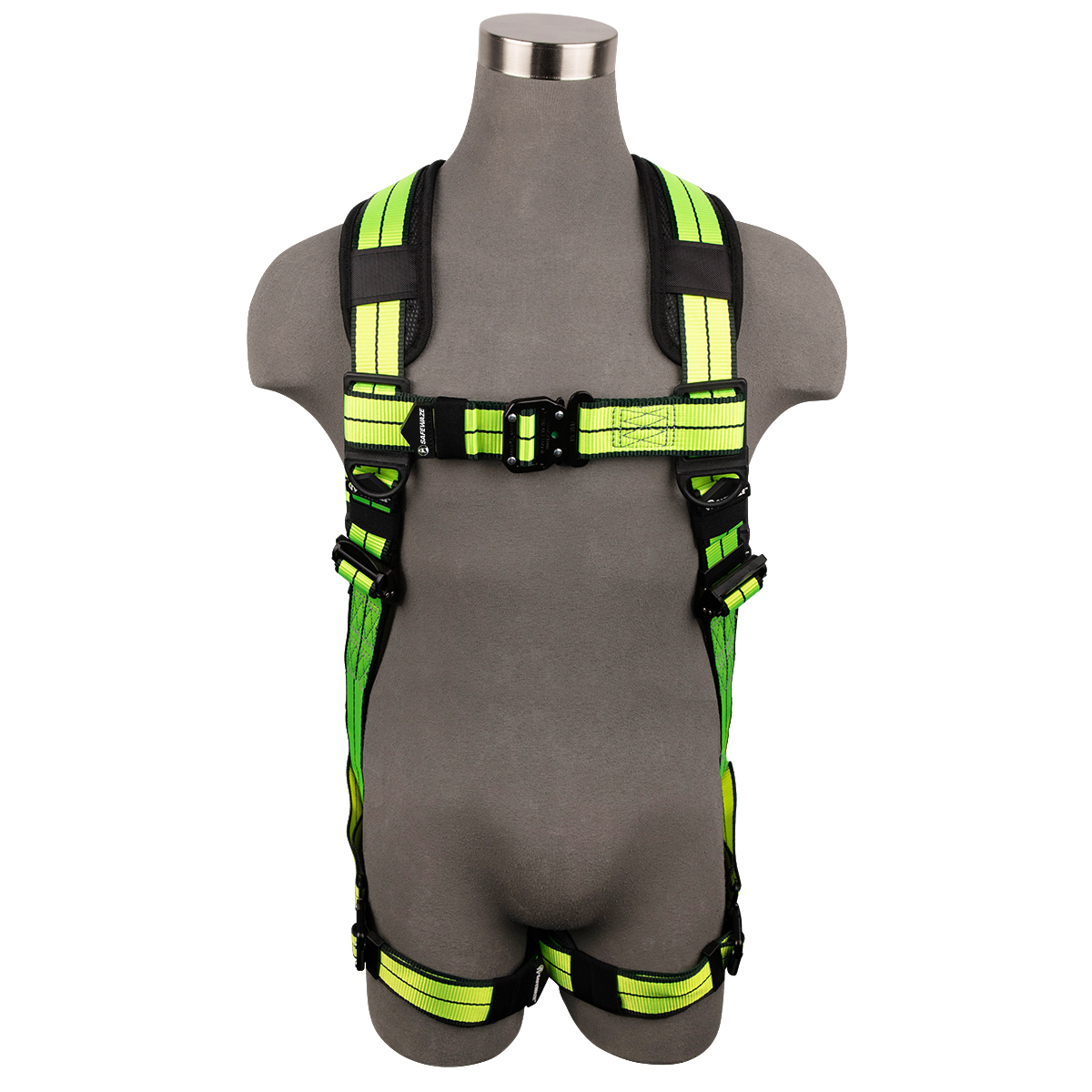 SafeWaze PRO+ Full Body Harness: 1D, QC Chest, QC Legs  (2X)