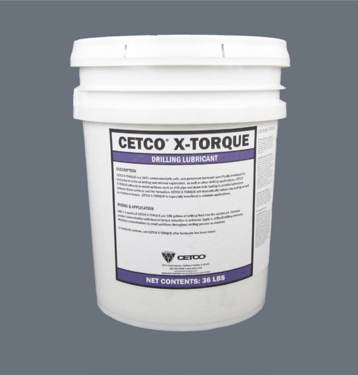 CETCO X-TORQUE  Drilling Lubricant 36LB 48/pallet