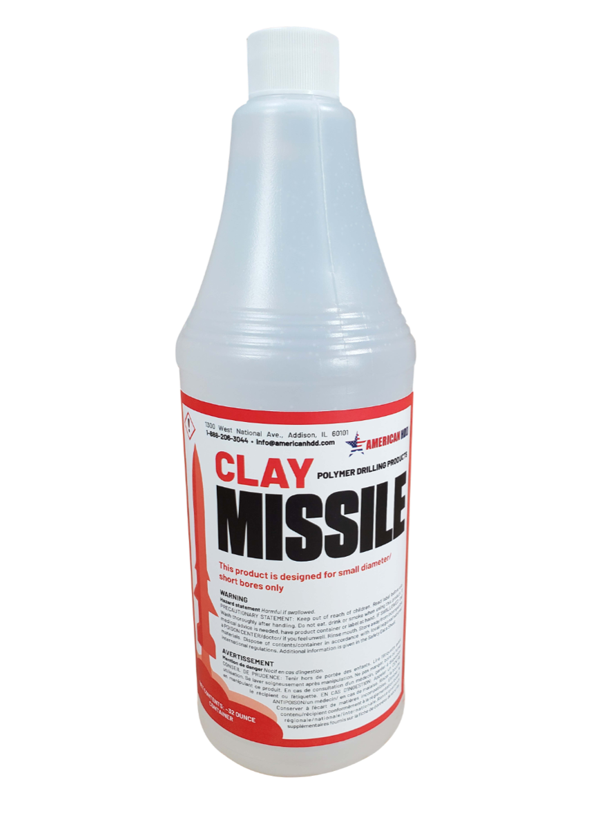 AMERICAN HDD® CLAY MISSILE® DIRECTIONAL DRILLING FLUID 6EA/CASE