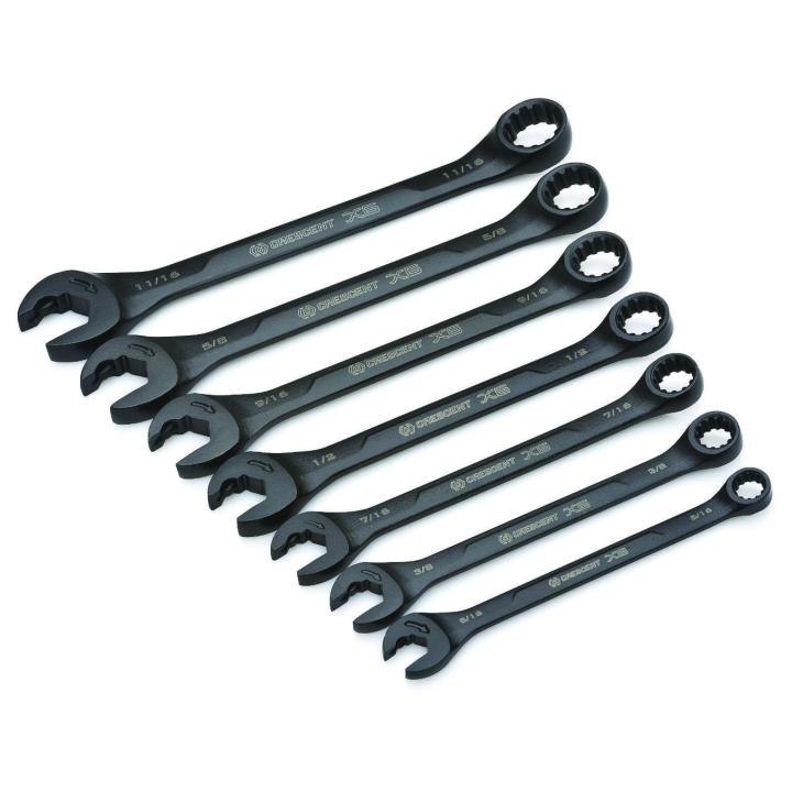 7 Pc. X6™ SAE Open End Ratcheting Wrench Set