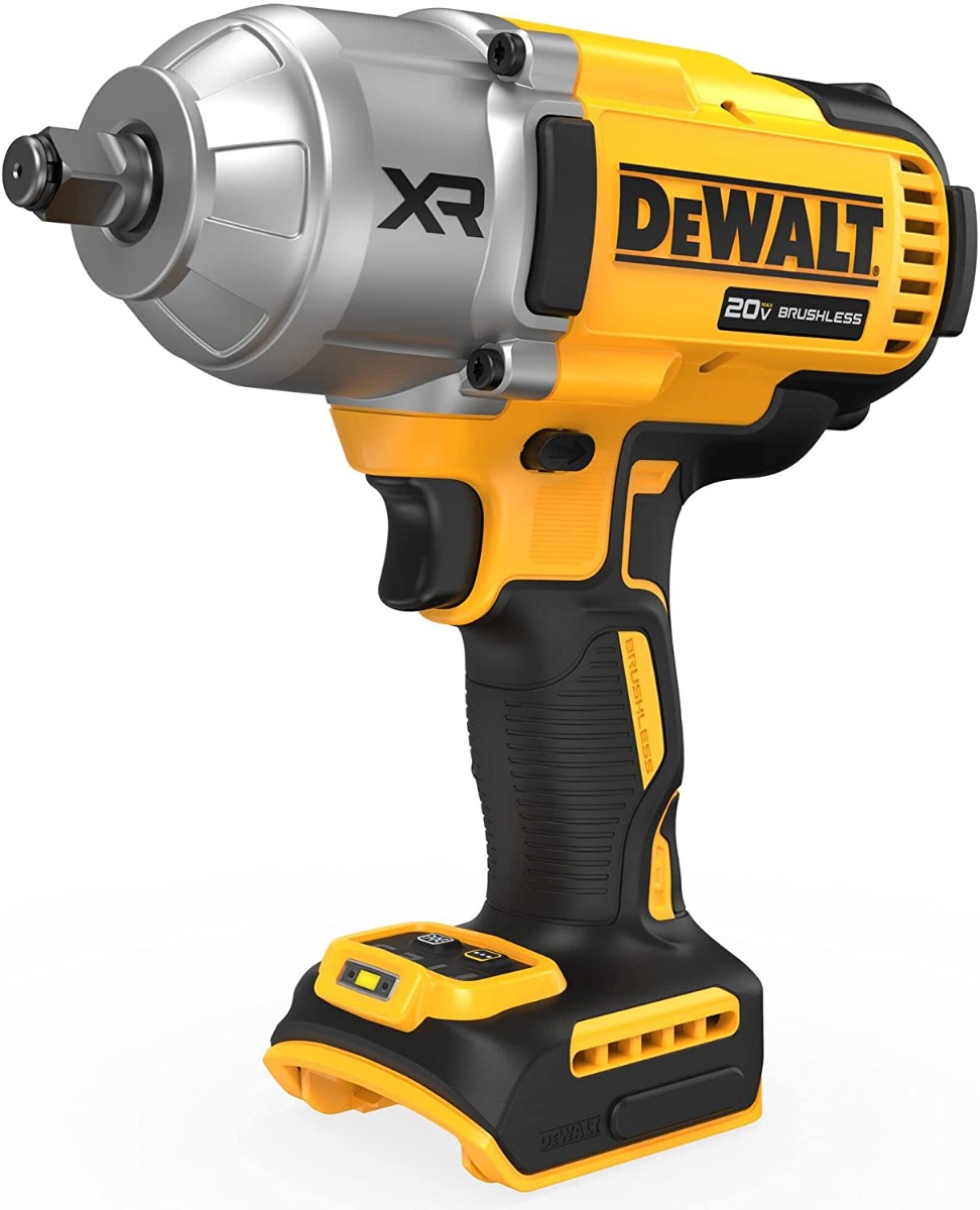 DEWALT 20V MAX* XR 1/2 In. High Torque Impact Wrench with Hog Ring Anvil (Tool Only)