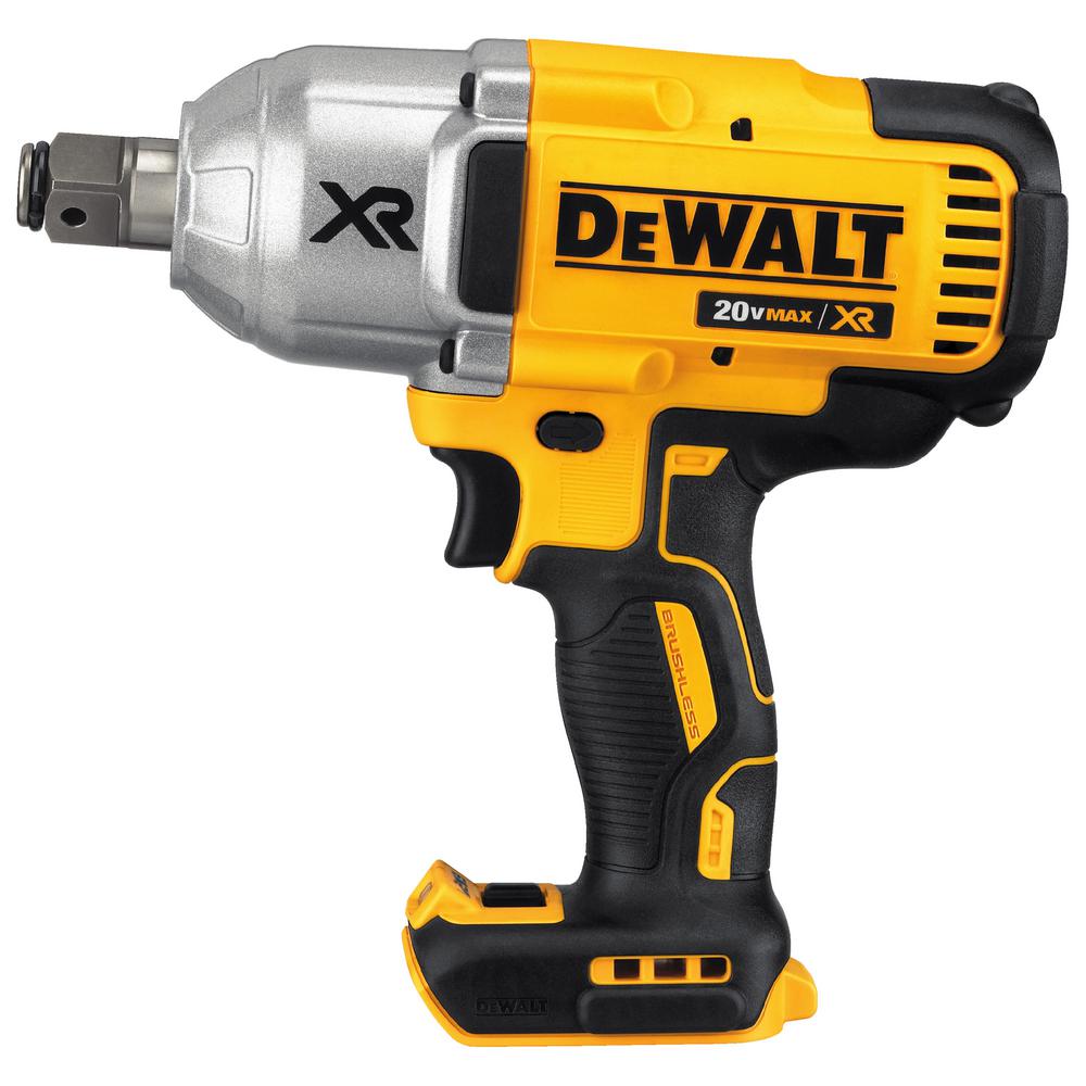 DEWALT 20V MAX XR Lithium-Ion Cordless Brushless High Torque 3/4 in. Impact Wrench with Hog Ring Anvil (Tool-Only)