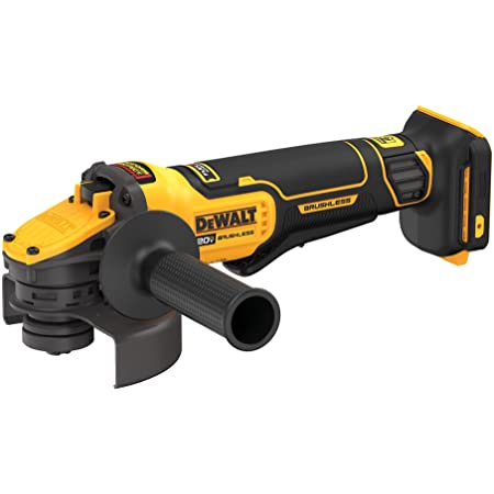 DEWALT 20V MAX* 4-1/2 IN. - 5 IN. BRUSHLESS CORDLESS PADDLE SWITCH ANGLE GRINDER WITH FLEXVOLT ADVANTAGE™ (TOOL ONLY)