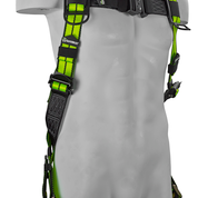 SafeWaze PRO Full Body Harness: 1D, MB Chest, TB Legs  (S/M)