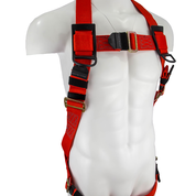 SafeWaze Welding Full Body Harness: 1D, MB Chest, MB Legs  (2X)