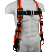 SafeWaze V-Line Full Body Harness: 3D, MB Chest, MB Legs  (Universal)