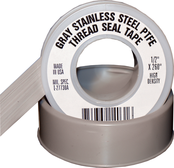 Electro-Tape 1/2" x 260 in  Stainless Steel Grade PTFE Pipe Thread Seal Tape 144/CS