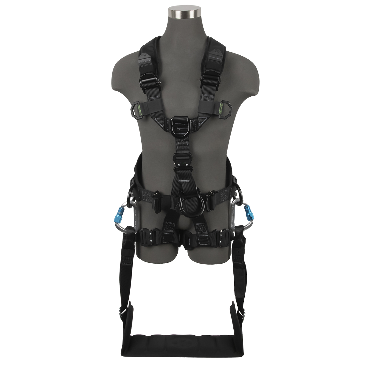 SafeWaze Wind & Tower Harness: 5D, Removable Seat, QC Legs  (L/XL)