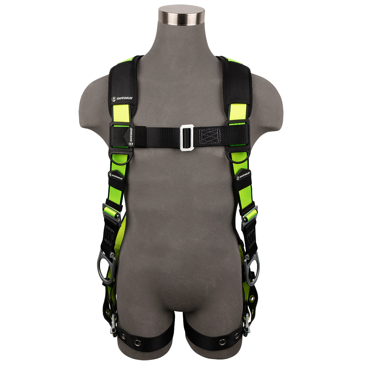 SafeWaze PRO Full Body Harness: 3D, MB Chest, TB Legs  (L/XL)