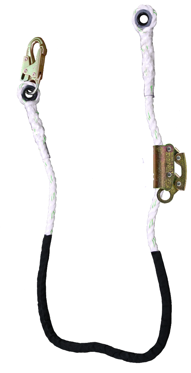 SafeWaze 6' Rope Positioning Assembly: Rope Ascender, Snap Hook