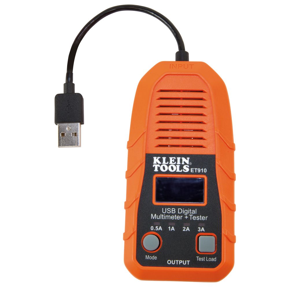 Klein USB Digital Meter and Tester, USB-A (Type A)