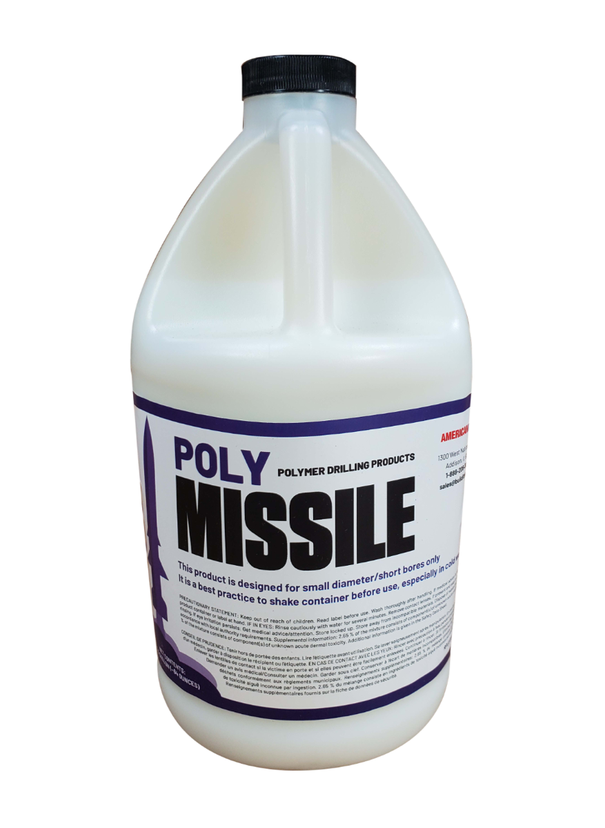 American HDD® POLY MISSILE®  Directional Drilling Fluid, 64 oz JUG, 4EA/CASE