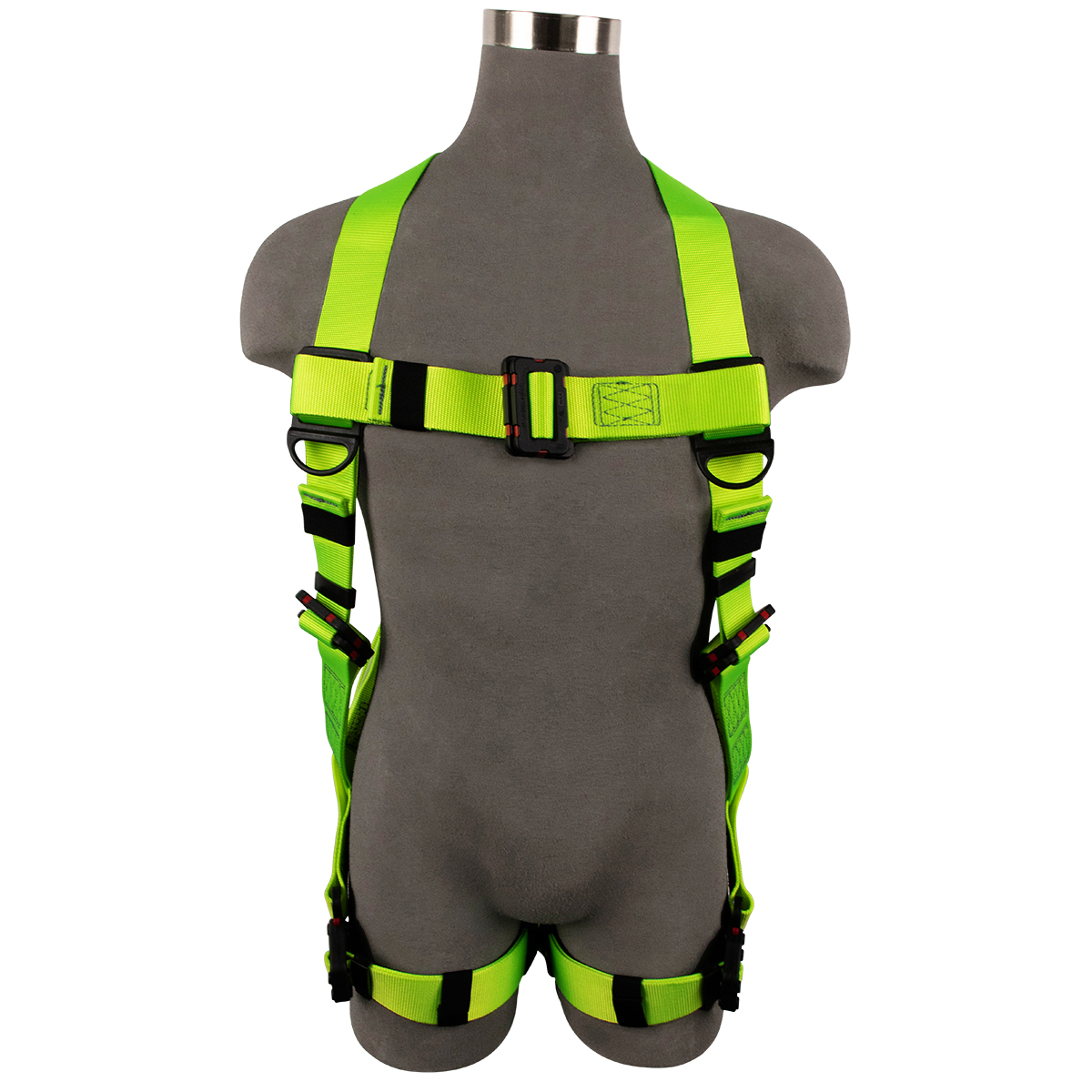 SAFEWAZE PRO+ Arc Flash Dielectric Harness with Pass through Dielectric on Chest and Quick-Connect Legs with Soft Loop Back D-Ring: L/XL